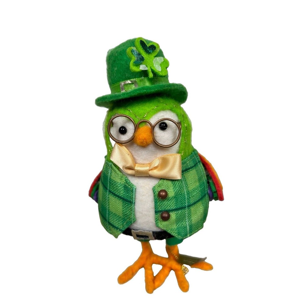 Target Spritz 2020 Featherly Friends Laddie St. Patrick's Day Bird with Nametag